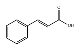trans-Cinnamic acid Structure